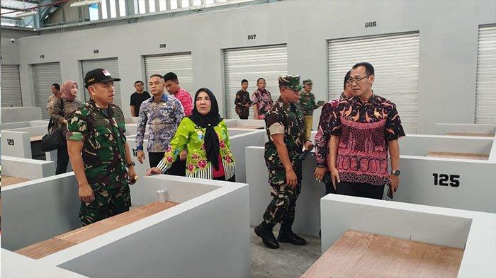 Walikota Bandar Lampung Mengecek Persiapan Peresmian Pasar Pasir Gintung